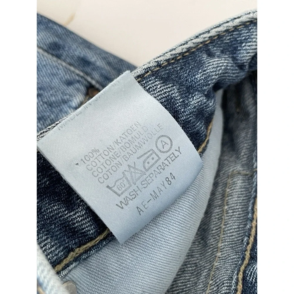 Vintage Edwin London Slim Blue Jeans Size‎ 30 x True 27 Hemmed 1980s Denim READ